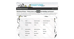 Desktop Screenshot of parfume-priser.dk